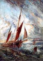 Making for Harbour before the Storm
