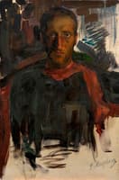 Portrait of a Man, possibly the poet Nikolai Gumilev