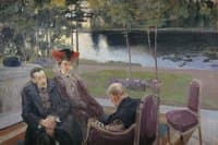 Borisov-Musatov with His Family