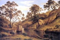 The Bath of Diana, Van Diemen's Land, 1837