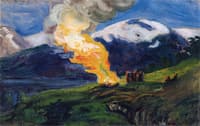 Midsummer Eve Bonfire (sketch)