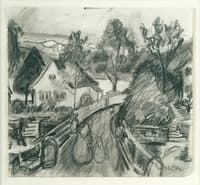 Landscape with White House
