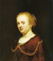 Young Woman with Golden Chain and Pearls