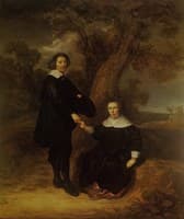 Portrait of Dirck Graswinckel and His Wife Geertruyt van Loon