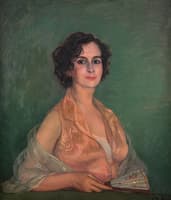 Woman with Fan