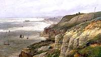 Hastings, East Sussex, from the East Cliff