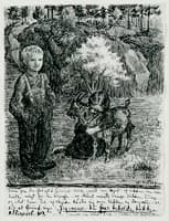 Bj. Bjornson, Scene from 'A Happy Boy" (1)