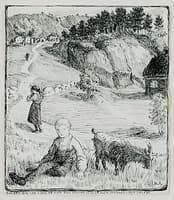 Bj. Bjornson, Scene from 'A Happy Boy" (4)