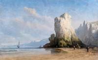 Coastal Scene with Figures
