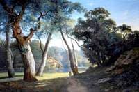 Landscape with a River, Trees and a Mill