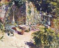 Sunny Corner in the Garden of Neukastel