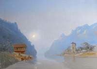River View, Misty Weather