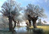 River with Pollard Willows