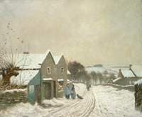 Winter at Turkdean, Gloucestershire
