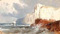Sketch of a Rocky Cliff