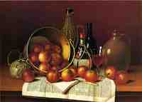 Still Liife with Wine and Apples