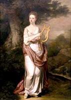 Mary Elton, Mrs Oldfield Bowles, with a Lyre