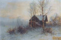Winter Landscape with House