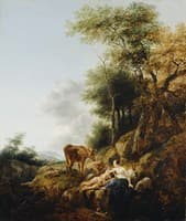 Landscape with a Nymph and Satyr