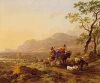 Italian Landscape with Figures