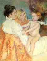 Mother, Sara and the Baby (counterproof)