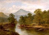 Cattle Watering, Cader