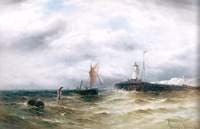 Sailing Vessel Entering Harbour