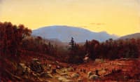 Twilight on Hunter Mountain