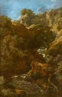 A Waterfall amongst Rocks (Tivoli?)