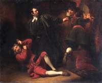 Colonel Blood Stealing the Crown Jewels