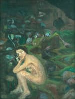 Self-Portrait in Cave