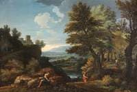 Landscape with Travellers and a Distant River Valley