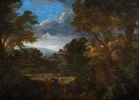 Valley Landscape with a Tempest