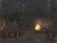 Fireworks, Cremorne Gardens