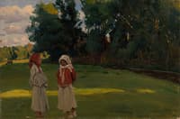 Girls in a Field