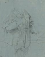 Drapery Study for the 1760 Portrait of Clement XIII
