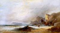A Scene on the Coast, North Wales, Fisherman