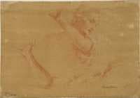 Study of Althea for 'the Death of Meleager'