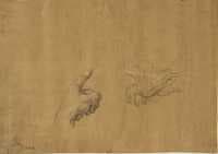 Study of St Peter's Left Hand for 'the Fall of Simon the Pharisee'
