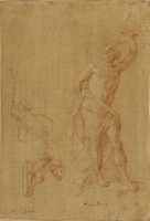 Study of St Barthelemy for 'the Martyrdom of St Barthelemy'