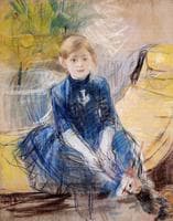 Little Girl in a Blue Dress