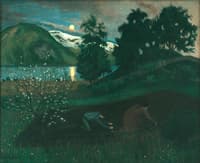 Spring Night in the Garden