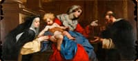 Madonna of the Rosary with Sts Dominic and Catherine of Siena