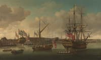 A Launching at Deptford
