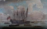 A Sheer Hulk, Refitting an East Indiaman