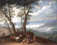 Landscape with Travelers