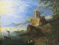 Sea Coast with the Temple of Vesta
