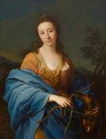 Portrait of Sarah Lethieullier, Lady Fetherstonhaugh, as Diana