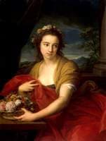 Portrait of Katherine Durnford, Later Mrs Utrick Fetherstonhaugh, as Flora