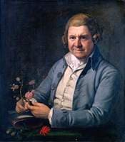 William Aiton, Holding a Plant (species of Aitonia) in His Right Hand and a Hand Lens in